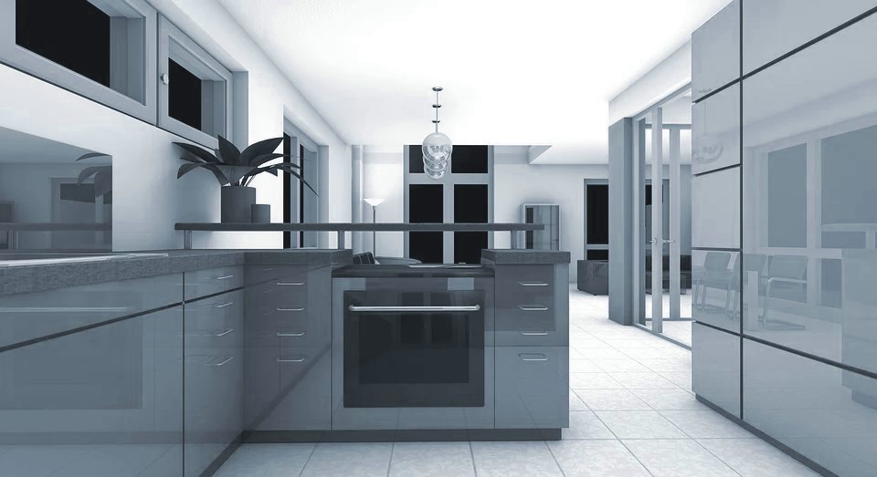 Kitchen in house for sale